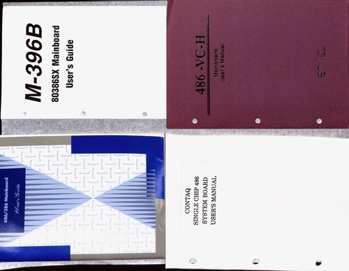 Lot notices manuels pages - de, 4