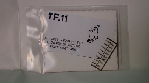 Tf11 fotoincisioni ganci - 1/43,