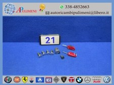 KIT 6PZ CILINDRETTO BLOCCASTERZO PORTE CARBURANTE CRUSCOTTO ALFA 156 97-02 ORIGI