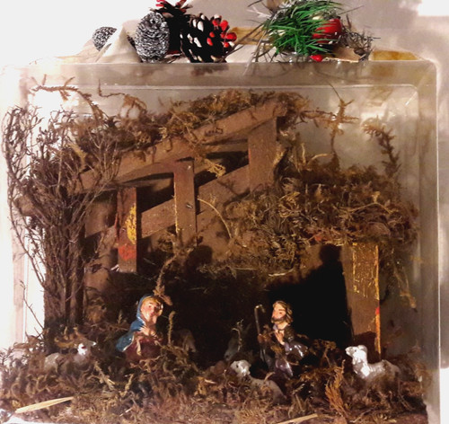 Presepe vintage confezione - presepe,