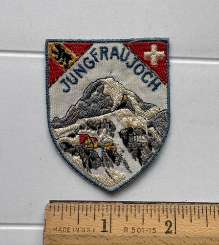 Patch ricamata blu souvenir