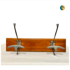 Appendiabiti ingresso da parete vintage a muro modernariato appendi abiti due