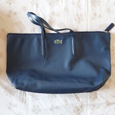 BORSA DONNA A MANO CON MANICI E CERNIERA LACOSTE ORIGINALE COME NUOVA