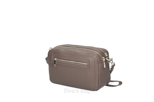 Borsa tracolla pelle fango - tracolla, in