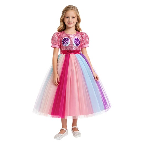Costume vestito arcobaleno