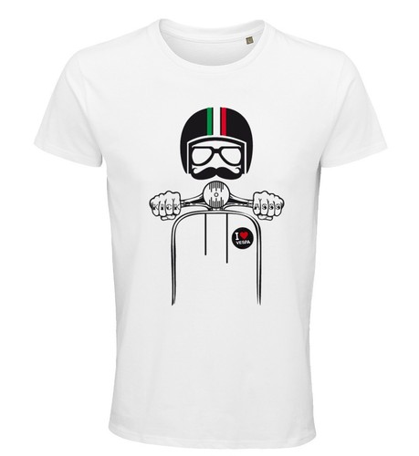 Shirt vespa italia viaggio - t-shirt,