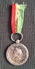 Medaglia Originale Napoleone III, campagna d'Italia 1859, Argento