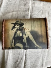 Scatola Portaoggetti Vintage In Legno