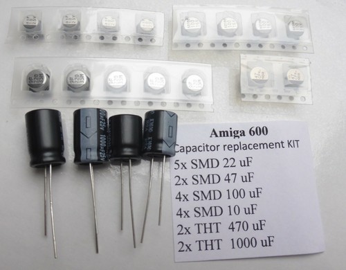 Kit condensatori amiga 600 - condensatori,