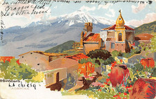 21-134B) ILLUSTRATORE H B WIELAND TAORMINA VIAGGIATA MESSINA