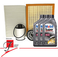 KIT TAGLIANDO + 4LT OLIO MOBIL RENAULT TWINGO II - MODUS/GRAND MODUS - CLIO III