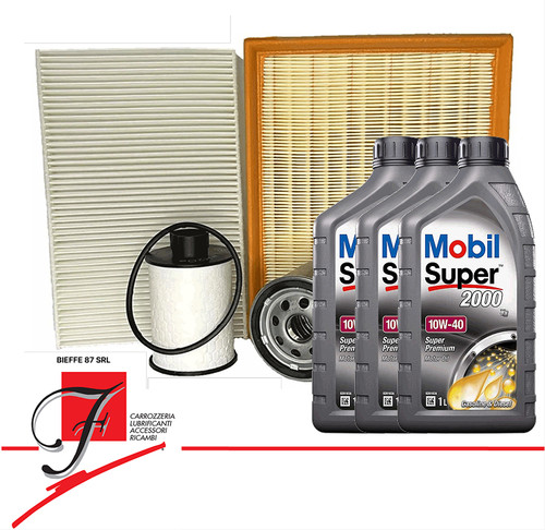 Kit tagliando 4lt olio mobil - tagliando,