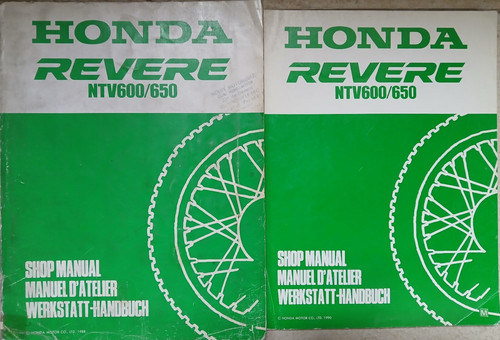 Revues atelier honda ntv 600 - revues,