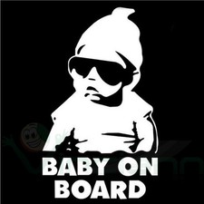 Adesivo sticker Baby on Board bambino bimbo a bordo decalcomania auto tuning WT