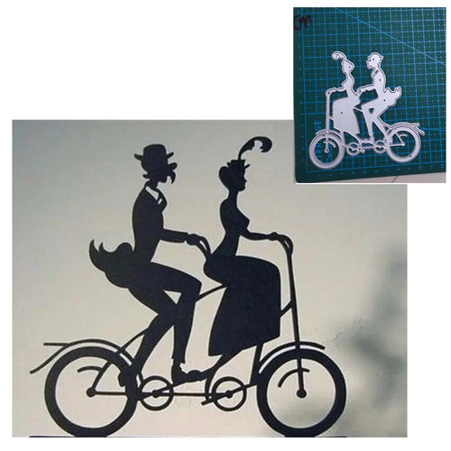 Coppia bicicletta tandem