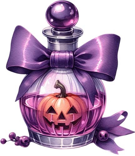 Adesivo vinile viola pozione
