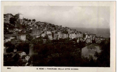 Sanremo panorama della - -,