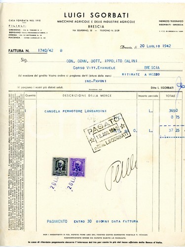 1942 brescia macchine agricole - macchine,