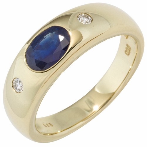 Anello donna zaffiro blu - anello,