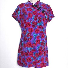 Mini Abito Zara Roses Stampato