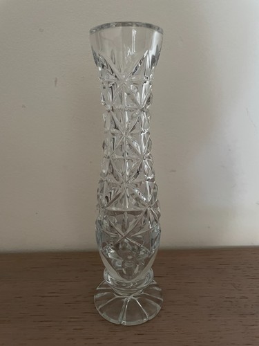 Vaso cristallo decorato - in,
