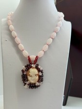 COLLANA CON CAMMEO NATURALE  E