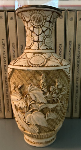 Vaso vintage ottone cinabro - vintage, in