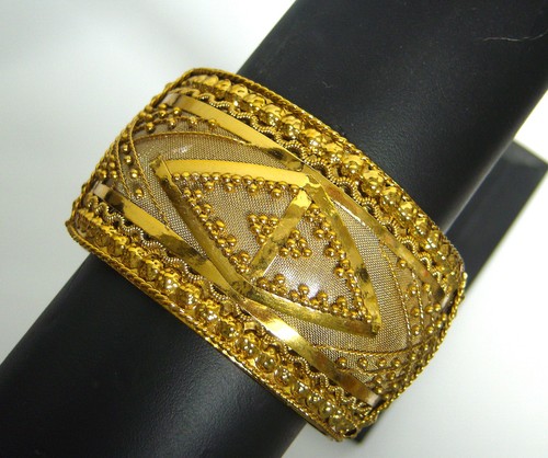 Bracciale vintage largo tono
