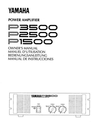 Yamaha 2500 amplificatore - yamaha, p-2500