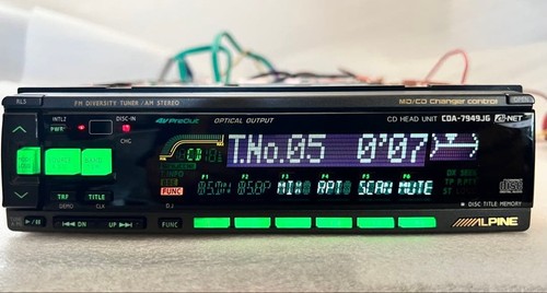 Tested alpine cda 7949jg - tested, 1din