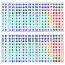 Adesivi riflettenti rotondi