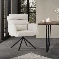 Sedia da pranzo beige per