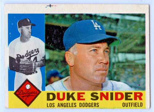 1960 topps baseball 493 duke - 1960,
