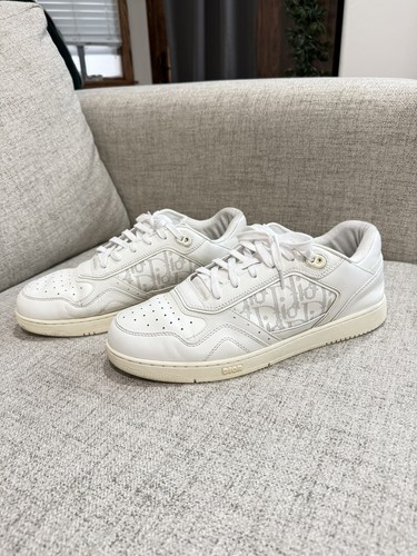 B27 white dior leather low - white,