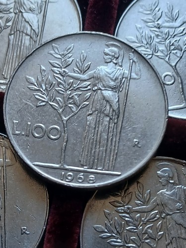 100 lire 1968 minerva - lire,
