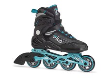 FILA PATTINI IN LINEA DONNA  010622095  LEGACY PRO 80 LADY BLACK/LIGHT BLUE