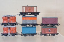 Hornby Lima Set Di 7 Br Presflo Treno Merci Michelin Articoli & Van Vagone Oj