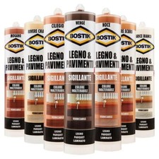 Sigillante Legno e Pavimenti Verniciabile Riempitivo Elastico da 300 ml. BOSTIK