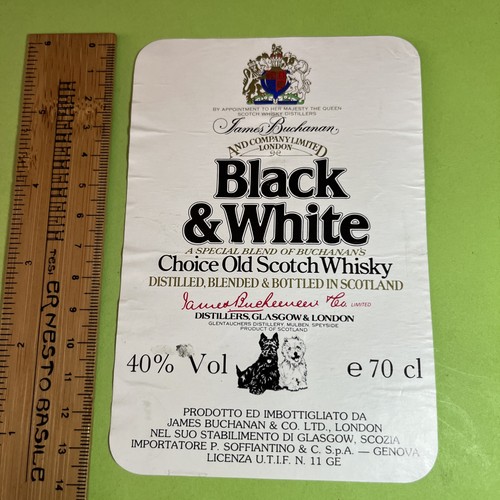 Black white old - white, scotch