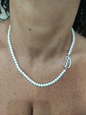 COLLANA DI PERLE 4MM CON