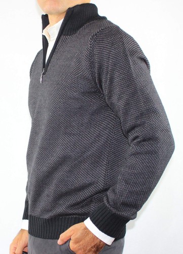 Maglia uomo lupetto zip - lupetto, misto