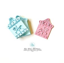 Carillon Carosello Giostra Cavallo Luna Park Cookie cutter formine Biscotti 8cm