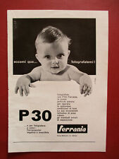 Clipping - Pubblicità Advertising - Ferrania - P 30