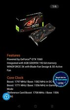 ASUS ROG Strix  Gaming NVIDIA GeForce GTX 1060  6GB GDDR5