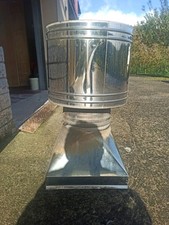 Comignolo fumaiolo antivento antipioggia a botte per canne fumarie acciaio inox 