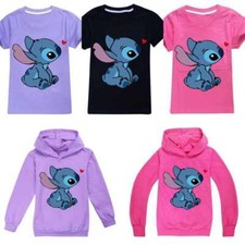 Felpa con cappuccio Stitch