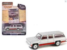 1981 Chevrolet Suburban Silverado*** Greenlight auto pubblicitarie d'epoca 1:64