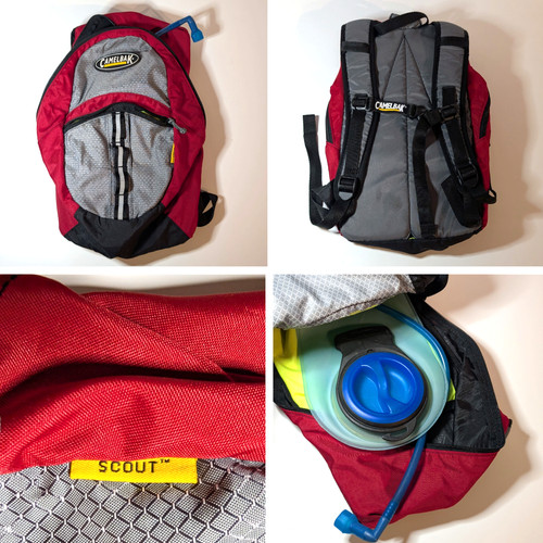 Camelbak scout zaino rosso - camelbak,