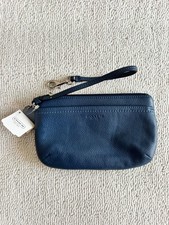 Pochette Coach Donna Blu Pelle