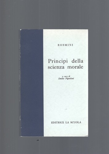 Principi della scienza morale - principi,